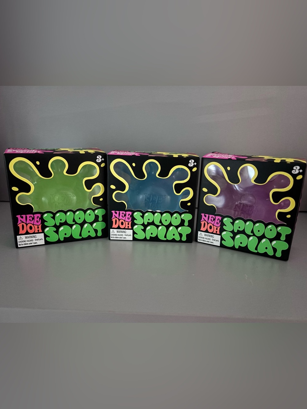 Authentic Schylling Needoh Sploot Splat—Set Of 3 Viral sensory fidget toys